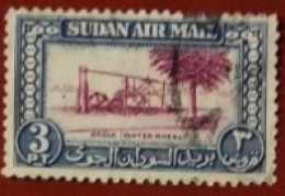 GRAN BRETAGNA SUDAN  1950  3  PIASTRES  AIR MAIL - Sudan (...-1951)