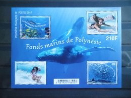 PF 2017 Y/T N° BF46 " Fonds Marins De Polynésie " Neuf** - Unused Stamps