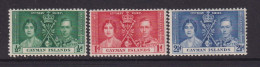 CAYMAN ISLANDS  - 1937 Coronation Set  Hinged Mint - Cayman Islands