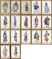 132896 MNH GRECIA 1973 TRAJES TIPICOS REGIONALES - Unused Stamps