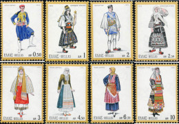 132884 MNH GRECIA 1972 TRAJES TIPICOS REGIONALES - Ungebraucht