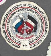 Cachet De Fermeture - Verein Deutscher Fabrikanten Und Exporteure Fur Den Handel  Russland E V Remscheid-mitgued - Erinnophilie
