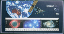 International Year Of Space 1992 Mi Block 14 1297-1299 Used Gebruikt Oblitere Australia Australien Australie - Gebraucht