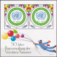 UNO WIEN 2001 Mi-Nr. Block 15 ** MNH - Blocks & Kleinbögen