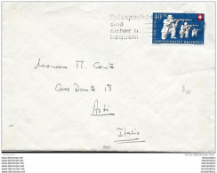 79 -  81 -  Enveloppe Avec Timbre Pro Patria Et Oblit Mécanqiue 1950 - Covers & Documents