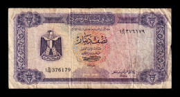 Libia Libya ½ Dinar 1972 Pick 34b Bc F - Libia