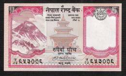NEPAL  P60 5 RUPEES (2009) Signature 14 UNC. - Népal