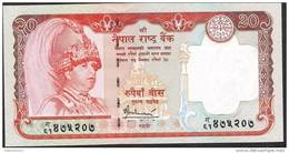 NEPAL P55 20 RUPEES  2006 Signature 13    Without    "ROYAL "           UNC. - Népal