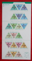 ATM Triangle KANGAROOS Booklet Teller Machine Stamp-Adv 1994 Mi 1443-1450 POSTFRIS MNH ** Australia Australien Australie - Booklets