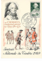 PJ Journée Du Timbre 1949 - Etienne François De Choiseul (1719-1785) - Lyon - ....-1949