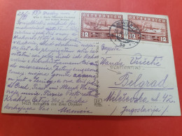 Autriche - Carte Postale De Wien Pour Belgrade En 1937 - D 517 - Lettres & Documents