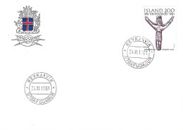 ICELAND # FDC FROM 1981 - FDC