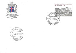 ICELAND # FDC FROM 1982 - FDC