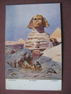 CPA EGYPTE Le Sphinx / ILLUSTRATEUR Friedrich Perlberg  PEINTURE AQUARELLE TABLEAU - Sfinge