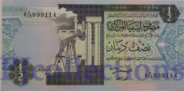 LIBYA 1/2 DINAR 1991 PICK 58b UNC - Libia