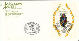 Germany Berlin FDC 16-11-1976 Weihnacktsmarke Souvenir Sheet - 1971-1980