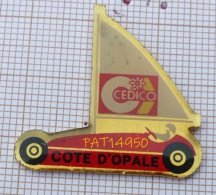 PAT14950 CHAR à VOILE COTE D' OPALE    Sponsor CEDICO - Zeilen
