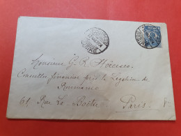 Roumanie - Enveloppe De Bucarest Pour Paris En 1924 - D 545 - Lettres & Documents