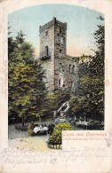 Czorneboh - Bergwirtschaft Mit Aussichtsturm Gel.1903 AKS Tagesstempel Pommritz - Cunewalde