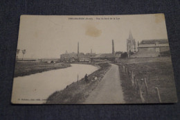 Frelinghien ,1912,vue Du Bord De La Lys,RARE Très Belle Ancienne Carte Postale - Other & Unclassified