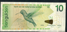 NETHERLANDS ANTILLES  P28e 10 GULDEN  2011. UNC. - Altri & Non Classificati