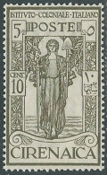 1926 CIRENAICA PRO ISTITUTO COLONIALE 10 CENT MNH ** - I41-5 - Cirenaica