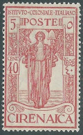 1926 CIRENAICA PRO ISTITUTO COLONIALE 40 CENT MNH ** - I41-7 - Cirenaica