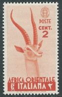 1938 AFRICA ORIENTALE ITALIANA SOGGETTI VARI 2 CENT MNH ** - I38-8 - Afrique Orientale Italienne