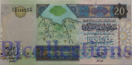 LIBYA 20 DINARS 2002 PICK 67a UNC - Libia