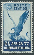 1938 AFRICA ORIENTALE ITALIANA SOGGETTI VARI 35 CENT MNH ** - I38-9 - Africa Orientale Italiana