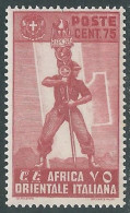 1938 AFRICA ORIENTALE ITALIANA SOGGETTI VARI 75 CENT MNH ** - I38-9 - Afrique Orientale Italienne