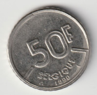 BELGIQUE 1990: 50 Fr., KM 168 - 50 Francs