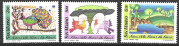 SAN MARINO - 1989 - CONCORSO LA NATURA - SERIE 3 VALORI - NUOVA MNH** (YVERT 1201\3 - MICHEL 1409\11 - SS 1250\2) - Ungebraucht