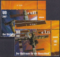 UNO WIEN 2007 Mi-Nr. 518/19 Eckrand ** MNH - Ongebruikt