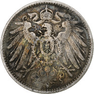 Monnaie, Empire Allemand, Wilhelm II, Mark, 1910, Hambourg, TB+, Argent, KM:14 - 1 Mark