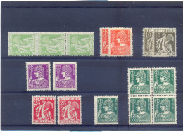 335/340  (2x) Postgaaf ** MNH Prachtig  Kleurnuances - 1932 Ceres And Mercurius