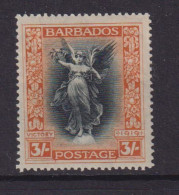 BARBADOS  - 1920 Victory 3s Hinged Mint - Barbados (...-1966)