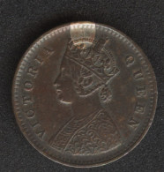 British India 1862 M 1/12  Die Crack Coin EF+ Condition Rare - Otros – Asia