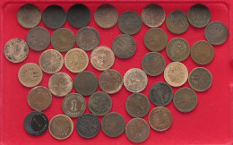 COLLECTION LOT GERMANY EMPIRE 1 PFENNIG 1874-1889 40PC 76G #xx40 0561 - Sammlungen