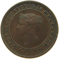 CEYLON 1/2 CENT 1870 #s083 0773 - Sri Lanka