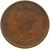 CEYLON 1 CENT 1870 #s083 0097 - Sri Lanka