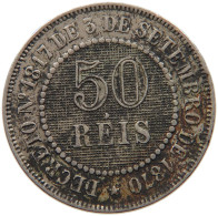 BRAZIL 50 REIS 1886 #s087 0429 - Brésil