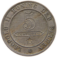 BELGIUM 5 CENTIMES 1895 #s087 0107 - 5 Cent