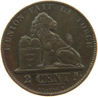 BELGIUM 2 CENTIMES 1864 #s083 0165 - 2 Cents