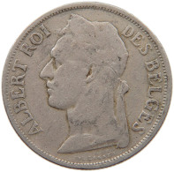 BELGIAN CONGO 1 FRANC 1925 #s086 0387 - 1910-1934: Albert I.