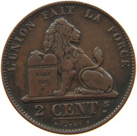 BELGIUM 2 CENTIMES 1864 #s084 0447 - 2 Cent