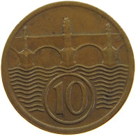 CZECHOSLOVAKIA 10 HALERU 1930 #s083 0025 - Tchécoslovaquie