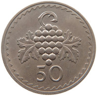 CYPRUS 50 MILS 1972 #s087 0665 - Cipro