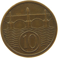 CZECHOSLOVAKIA 10 HALERU 1922 #s083 0667 - Tchécoslovaquie