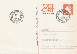 H 921) Schweden GSK 1974 Kgl Schwed. Postkontor In Hamburg, WSt Gustav II. Adolf - Storia Postale